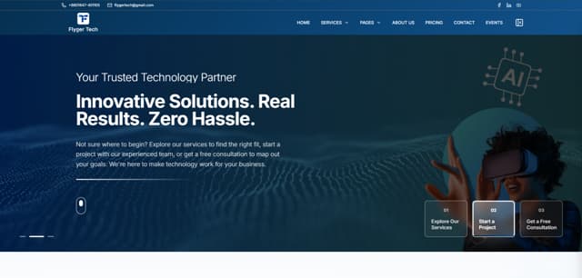 Flyger Tech company website