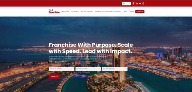 Gulf Franchise Hub franchise consultancy platform