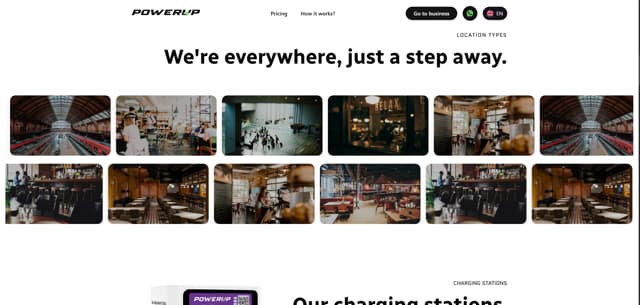 Power Up powerbank rental platform